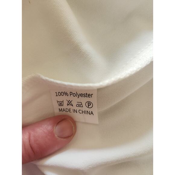 NWT Realtix strapless white mini dress backless satin silk sexy size small - Picture 7 of 11